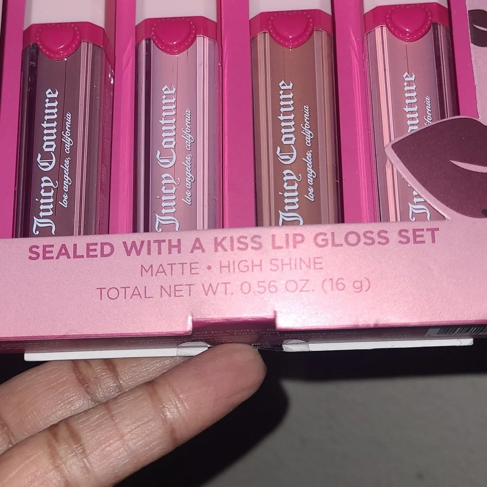 Juicy Couture Sealed with a Kiss Lip Gloss Set - Pink and Brown Shades